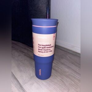 NWT Owala Insulated Tumbler in Perry winkle Purple with Pink Accent